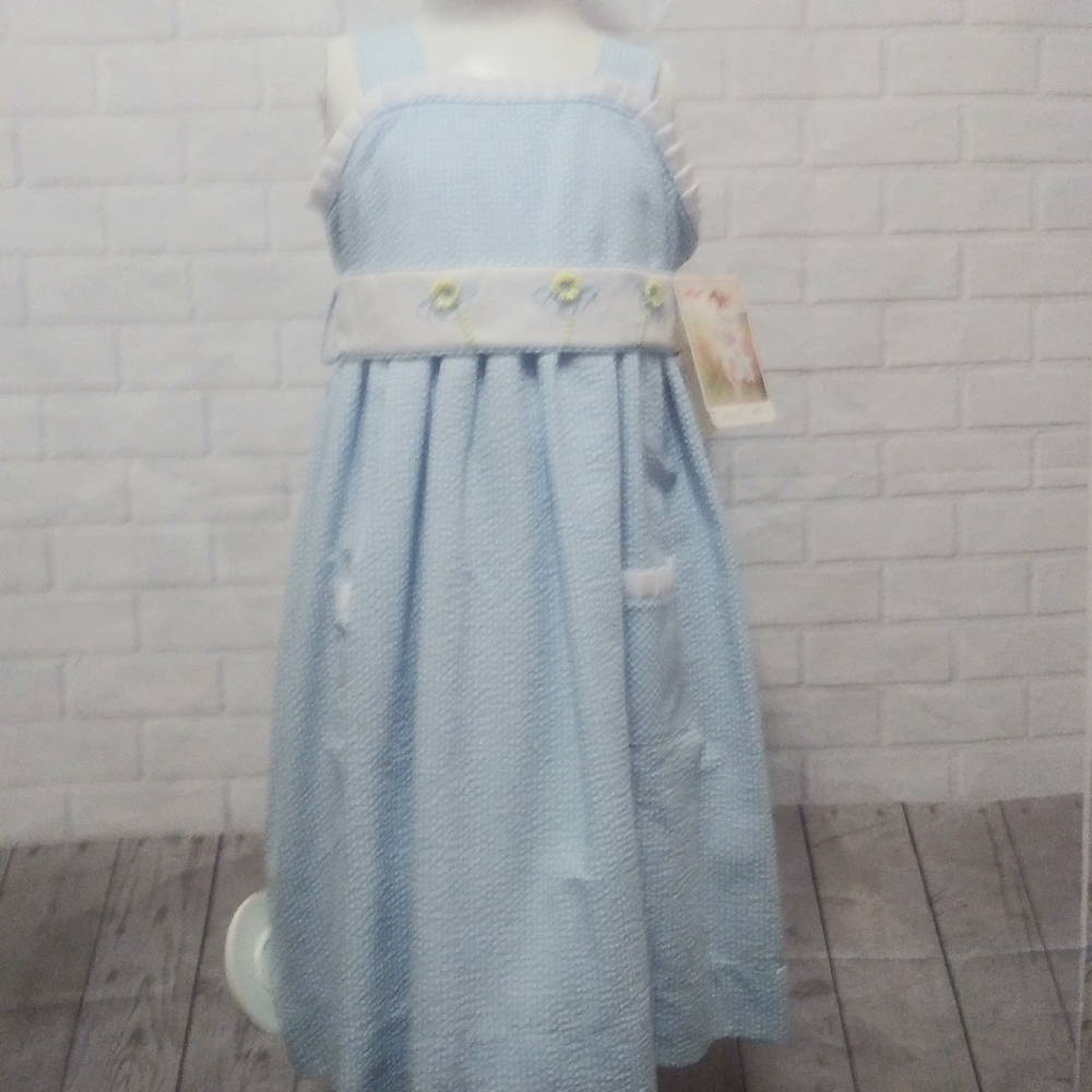 NWT Will Beth BLUE girls dress